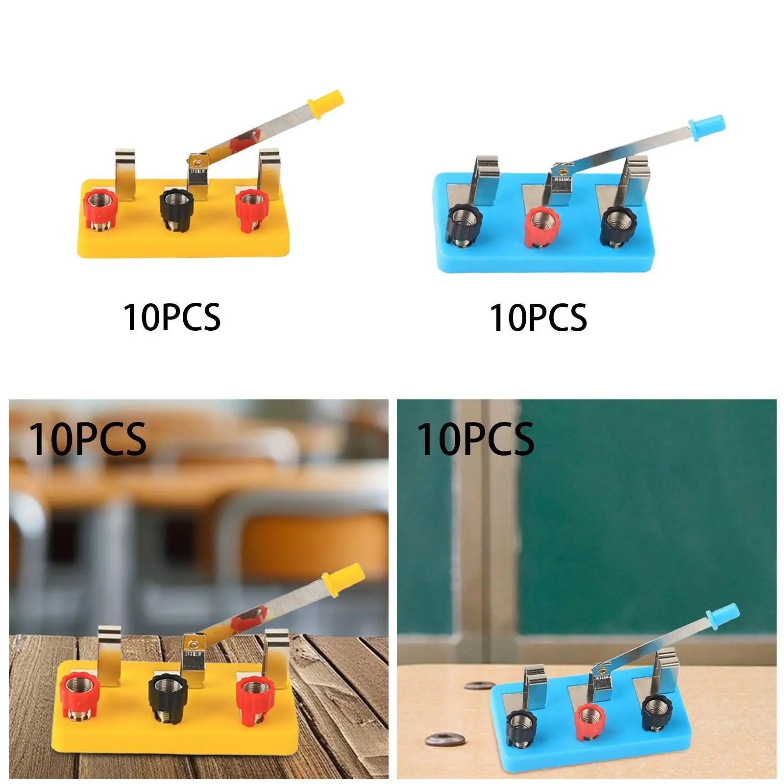 10 Pieces Single Pole Double Throw Switch School Electronic Experimenting
