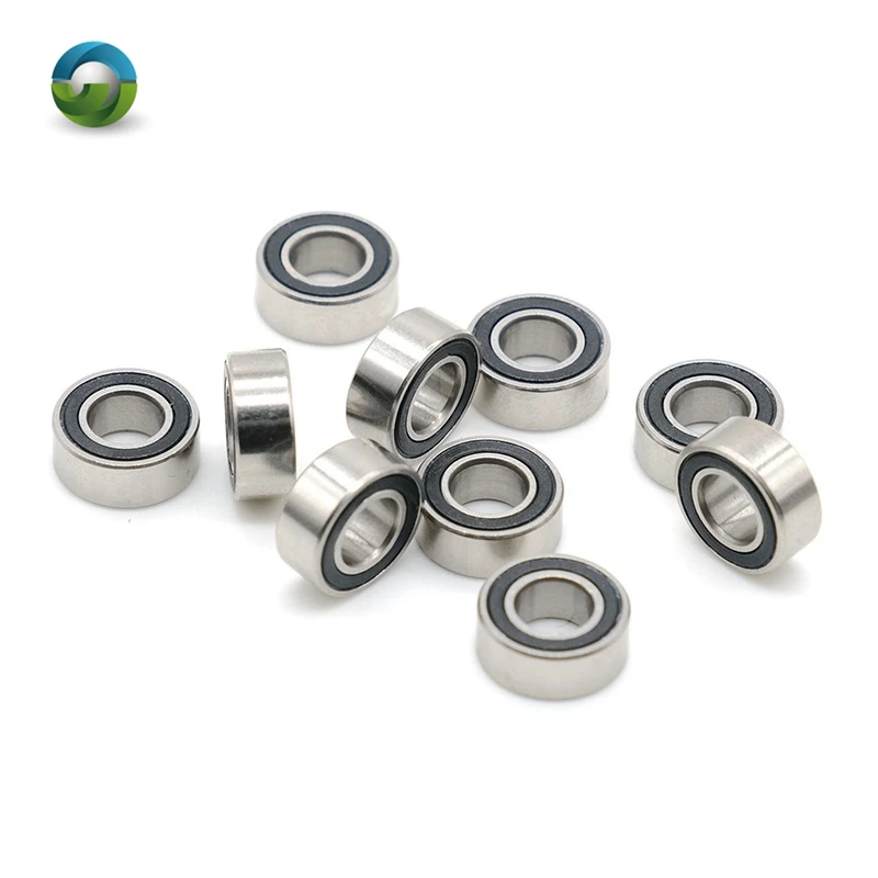 MR63 2RS Bearing ABEC-7 10PCS 3*6*2.5 mm Miniature Ball Bearings MR63 L-630 673 RS