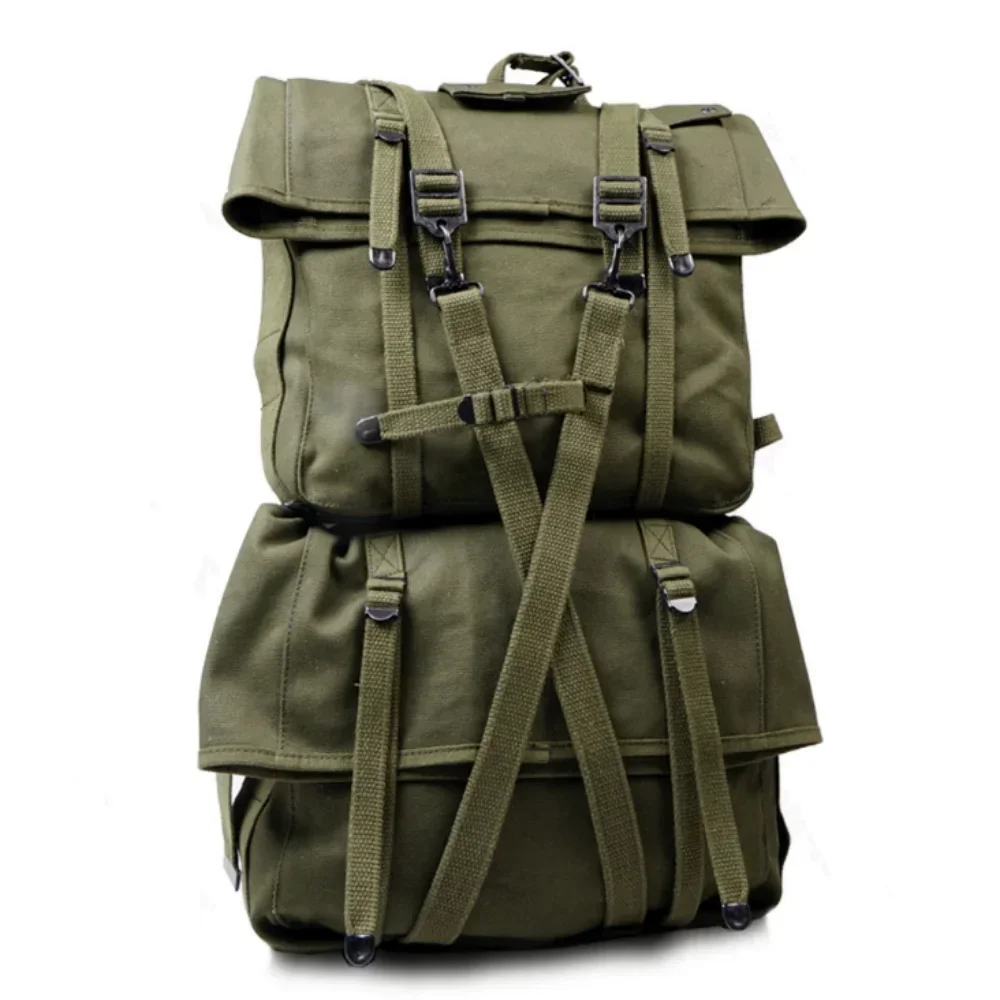 WW2 M1944 Vietnam Combat Combination Kit US Soldier Camping Tactical Equip Kit Integrated Large Capacity Vintage Vietnam Pack