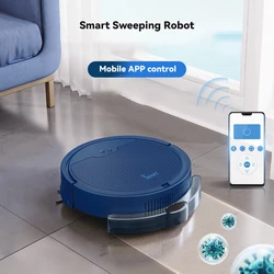 Robot de balayage intelligent avec eau précieuse, contrôle d'application, batterie de grande capacité, longue durée de vie, 3000 mAh