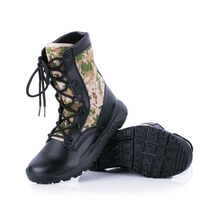 Picture 5: Ultra-Light Summer Tactical Boots CQBSWAT Low-Top High-Top Climbing Training Boots Breathable Special Forces Mountain Trainin...