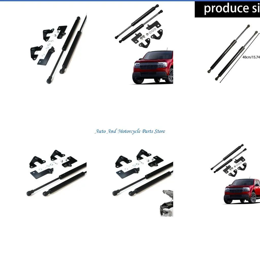 

P9FD Metal Construction Front Engine Hood Lift Support Shock Strut Auto Accessories Replacement Gas Struts Shocks Springs