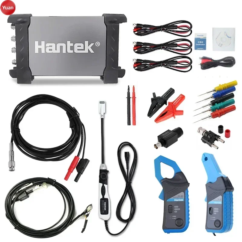 Hantek 6254BE Automotive Digital Diagnostic Oscilloscope USB PC 1GSa/s 250MHz 4CH Oscilloscope Equipped With HT25COP/CC65/CC650