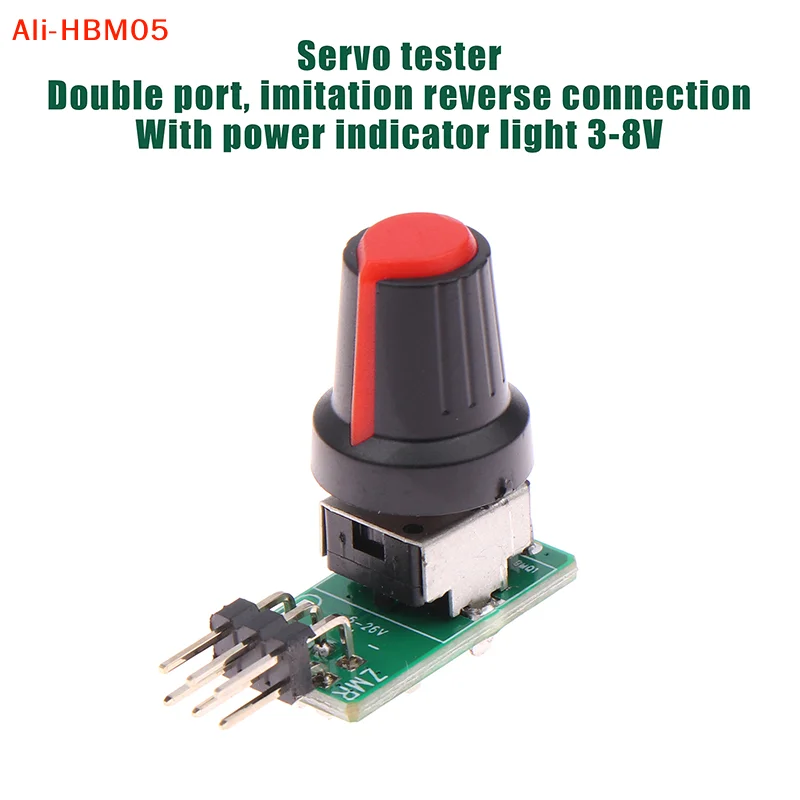 (HB05)3-8V ESC Mini Servo Tester DIY Brushless Fan Motor Governor PWM Signal Output For RC Aircraft Model Parts