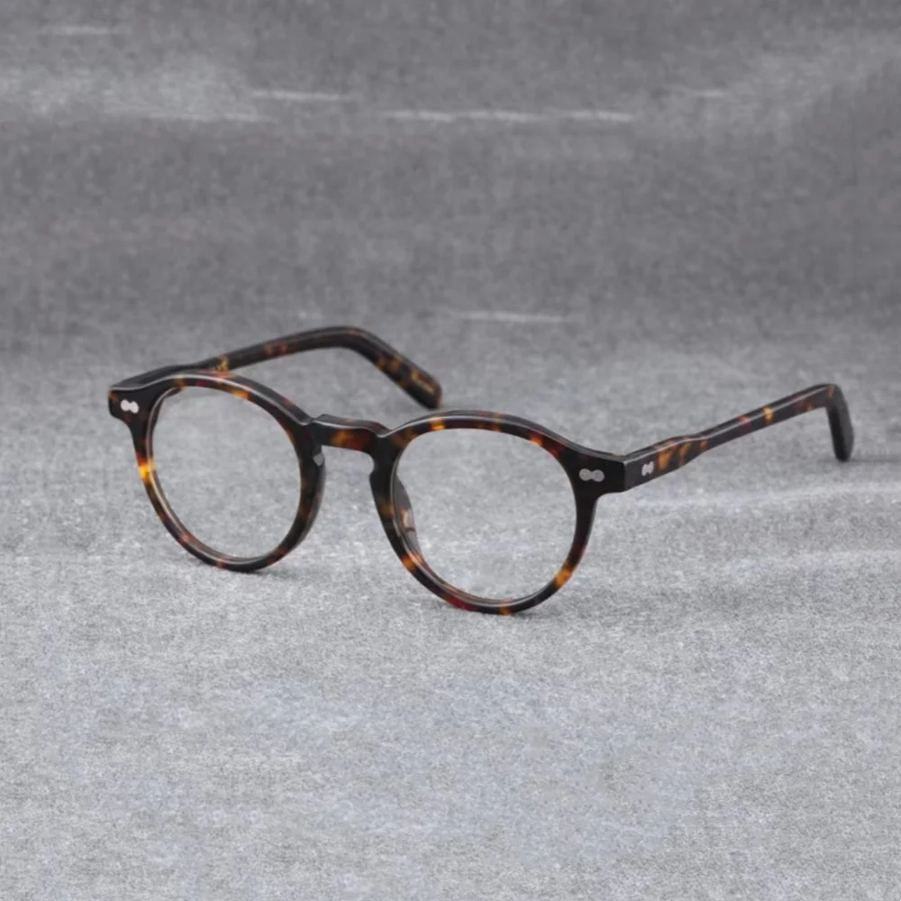 

MILTZEN Vintage frames Men's high quality round acetate designer optical glasses for myopia reading women's prescription glasses