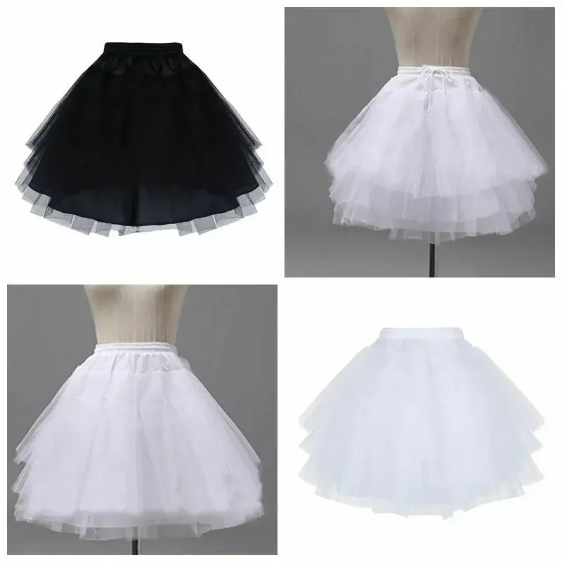 

Flower Girl Dress Kid Children Underskirt Wedding Crinoline Petticoat Tutu Skirt