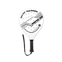 Lightweight Padel Racquet Carbon Fiber Surface with EVA Memory Flex Foam Core for Beginner to Intermediate Players 3