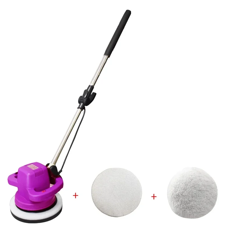 Household floor waxing and polishing machine Tile marble wood floor 220V speed regulating handheld floor waxing machine artifact
