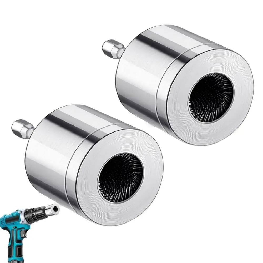 

15/22mm Tube Cleaner Drill Electric Drill Plumbing Tools Metal Pipe Cleaning Brush Thoughtful Design Full-Metal