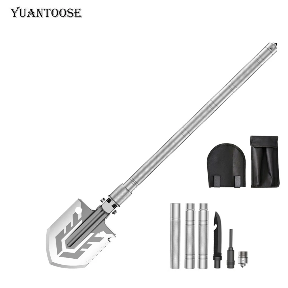 

New Camping Survival 3cr13 Head Outdoor Multifunctional Shovel