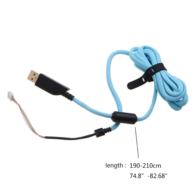 DN59 لـ ZOWIE FK-B ZA-B ماوس مظلة ناعمة حبل كابل حبل نايلون سلك الفئران