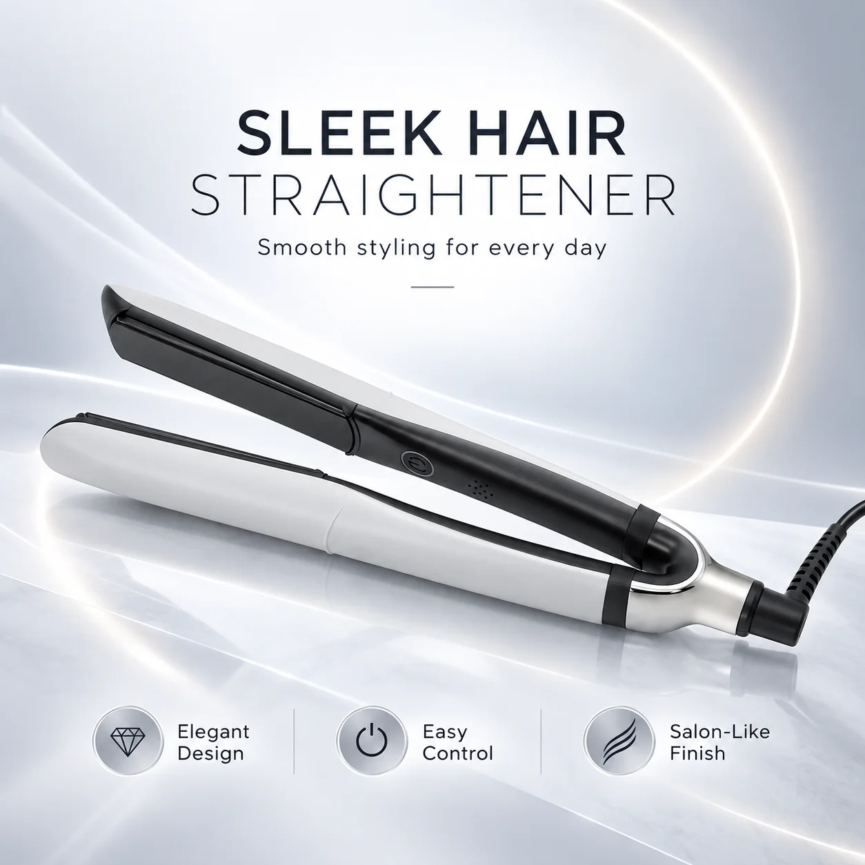One-Touch-Control Wide Plates Hair Straightener Curler Ceramic Flat Iron Keratin Straightening Curling Irons Styling Tool
