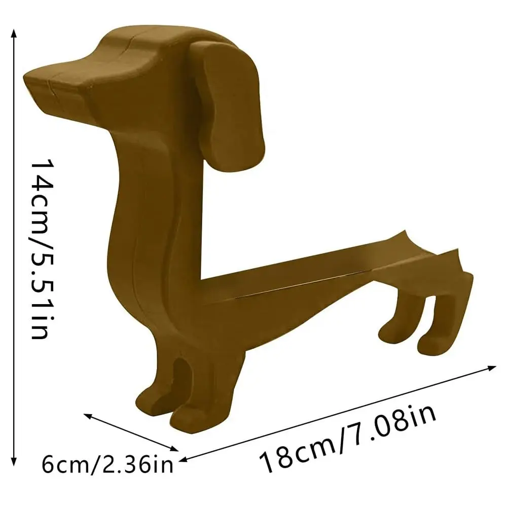 2025 New Creative Dachshund Wine Bottle Holder Kitchen Wine Storage Box Household Practical Decorative Sausage Dog Design