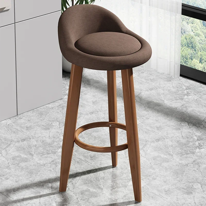 Simple High Bar Chairs Ultralight Design Nordic Breakfast Bar Stool Counter Minimalist Silla Alta Para Barra Cafe Furniture