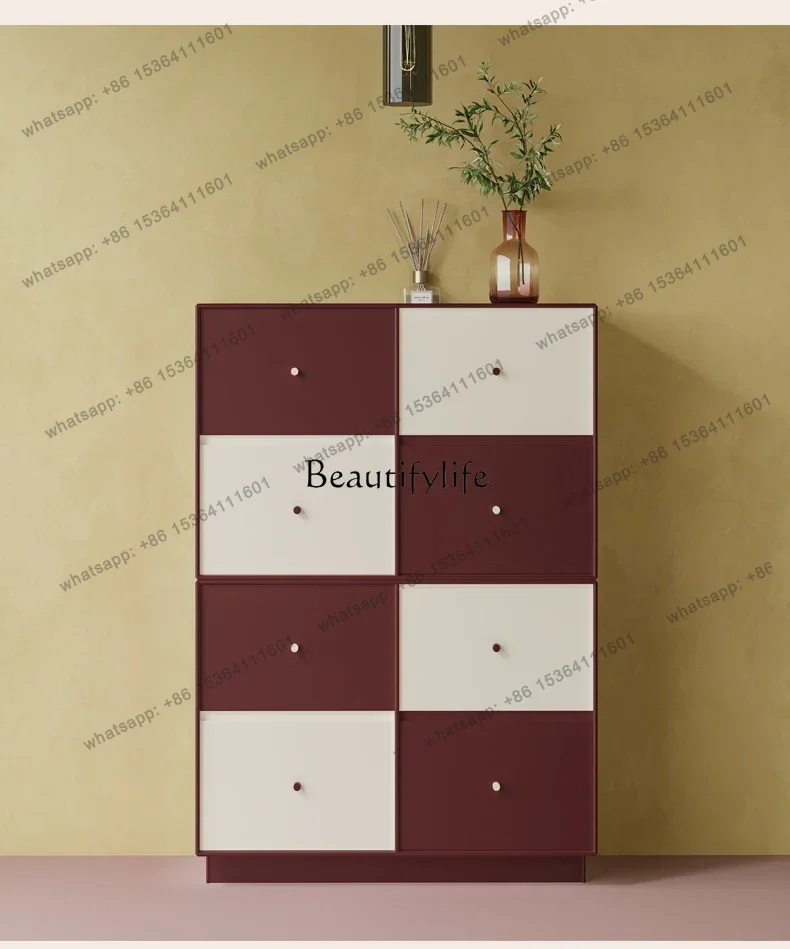 

D25Lockers Nordic minimalist bedroom chest cabinets can be customized