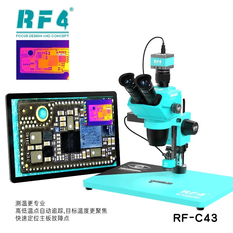Imageur thermique infrarouge C43, Instrument de diagnostic rapide pour téléphone portable, carte mère, Microscopes de détection de court-circuit