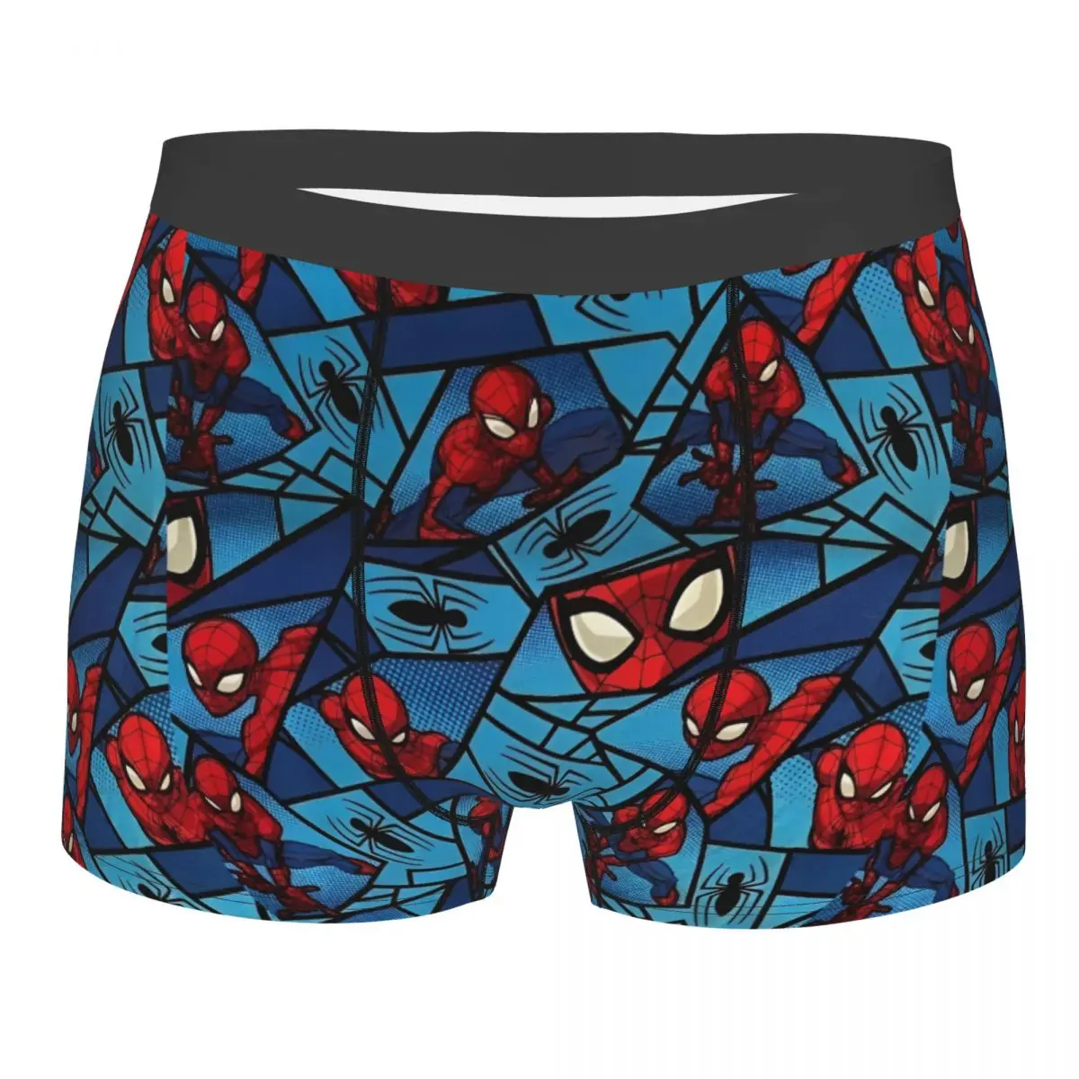 

Мужское нижнее белье с изображением Человека-паука, герой Человека-паука, шорты-боксеры с принтом, мягкие трусы Homme