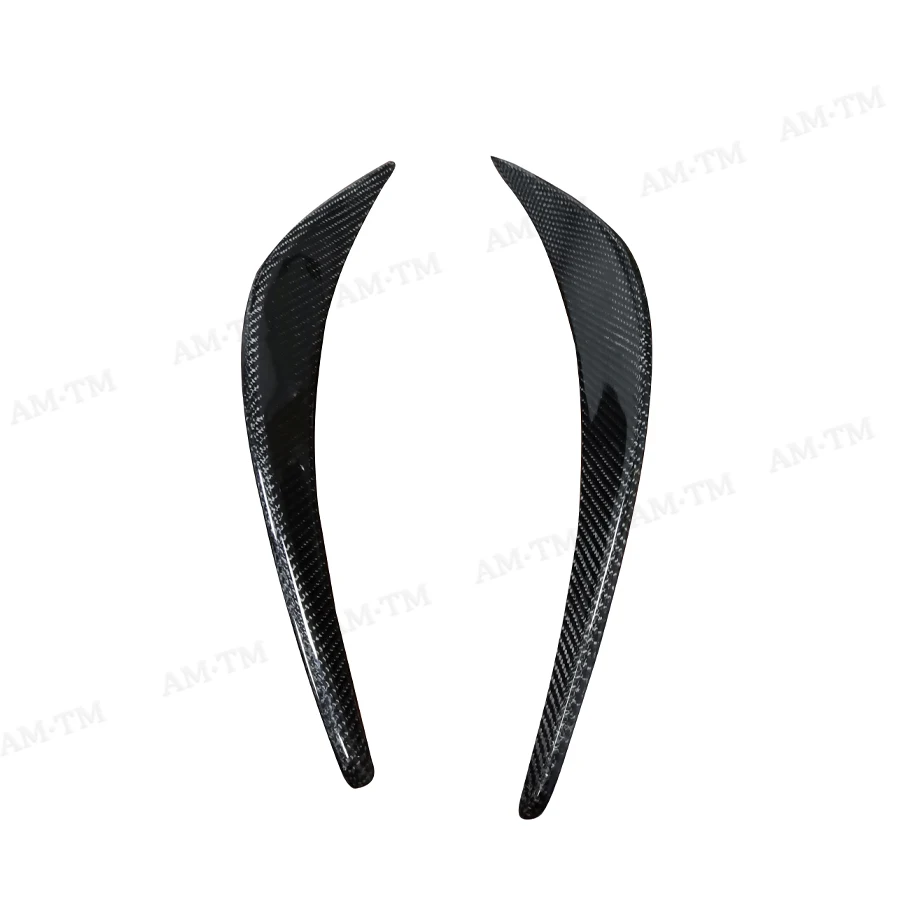 Carbon Fiber Car Front Bumper Side Splitters Fins Canards Parts For Audi R8 2008-2015 Upgrade Body kit Car Accessories