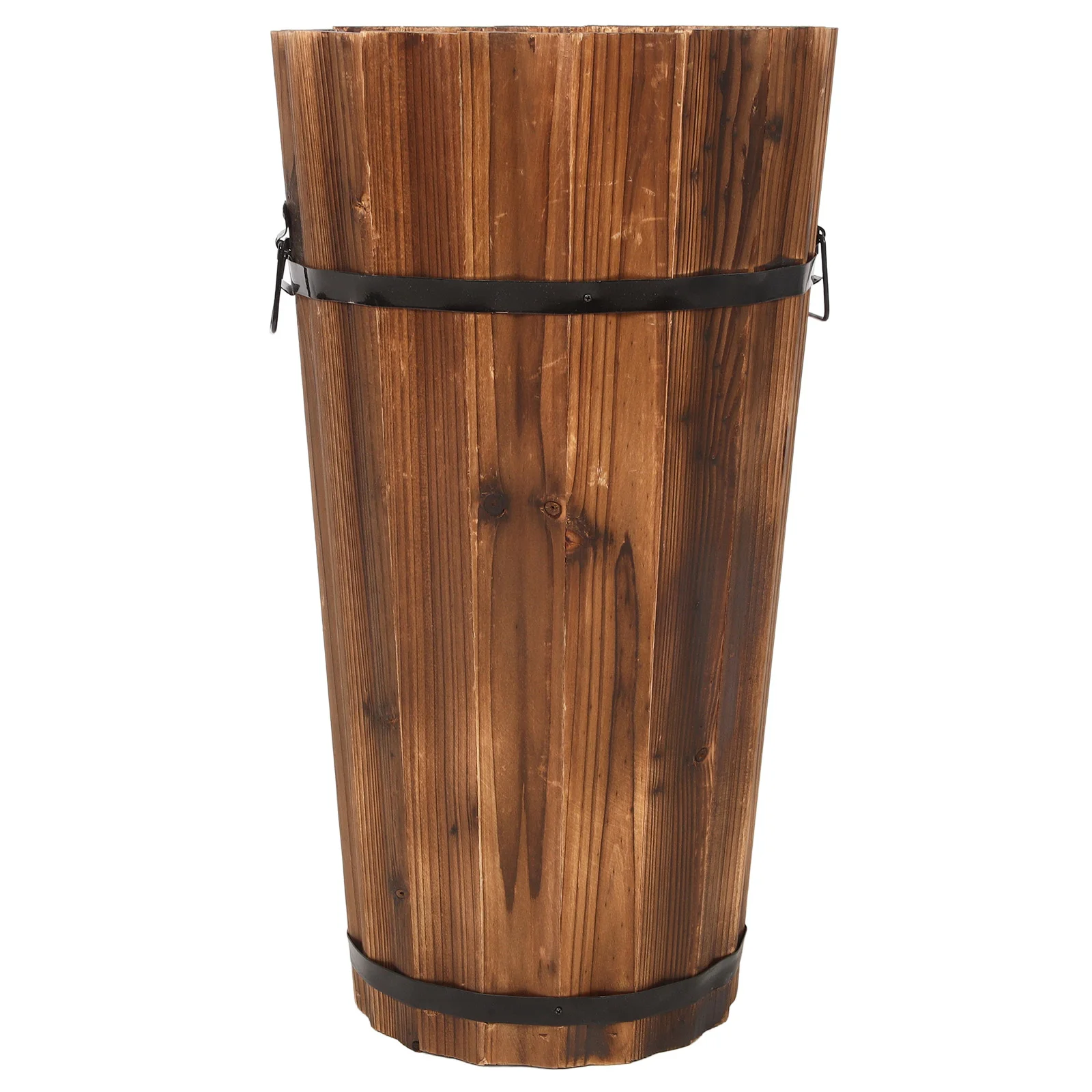 

Wooden Umbrella Bucket Holder For Long Short Umbrellas Storage Stand Entryway Hallway Home Hotel Lobby Space-Saving