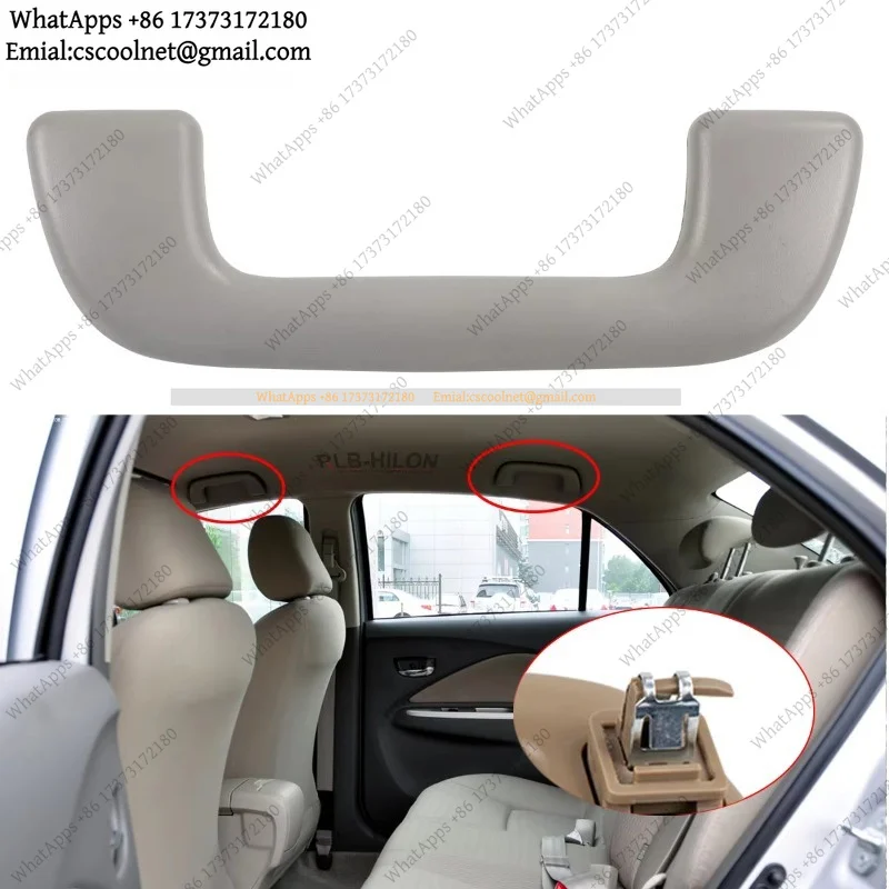 k06 Interior Roof Safety Handle Ceiling Armrest for Corolla Yaris Vios RAV4 2005-2017 Auto Car Accessories (Color/Type Optional)