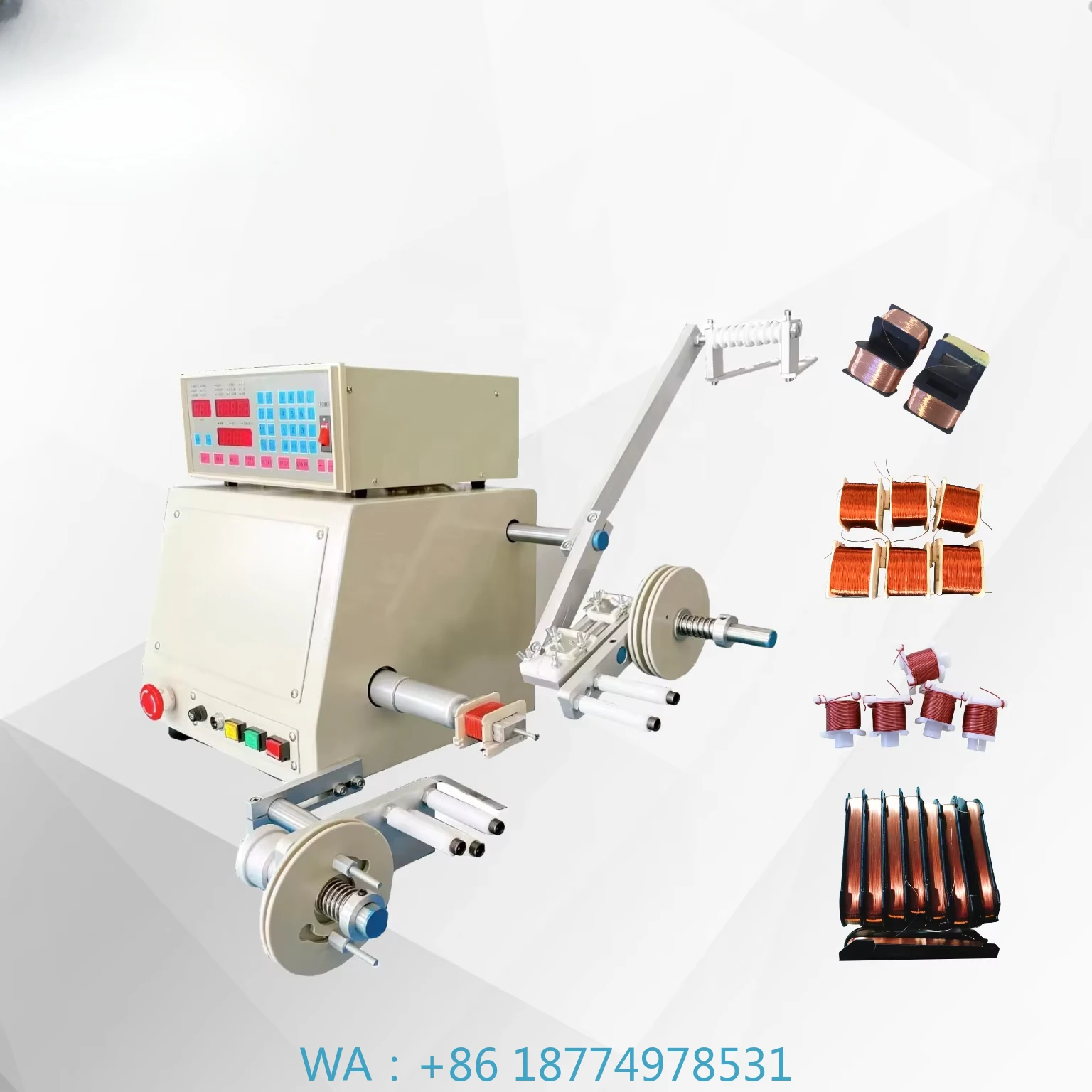 110V 600W Automatic Coil Winder Winding Machine CoilFactory Price 0.03-1.2mm Wire 220V/