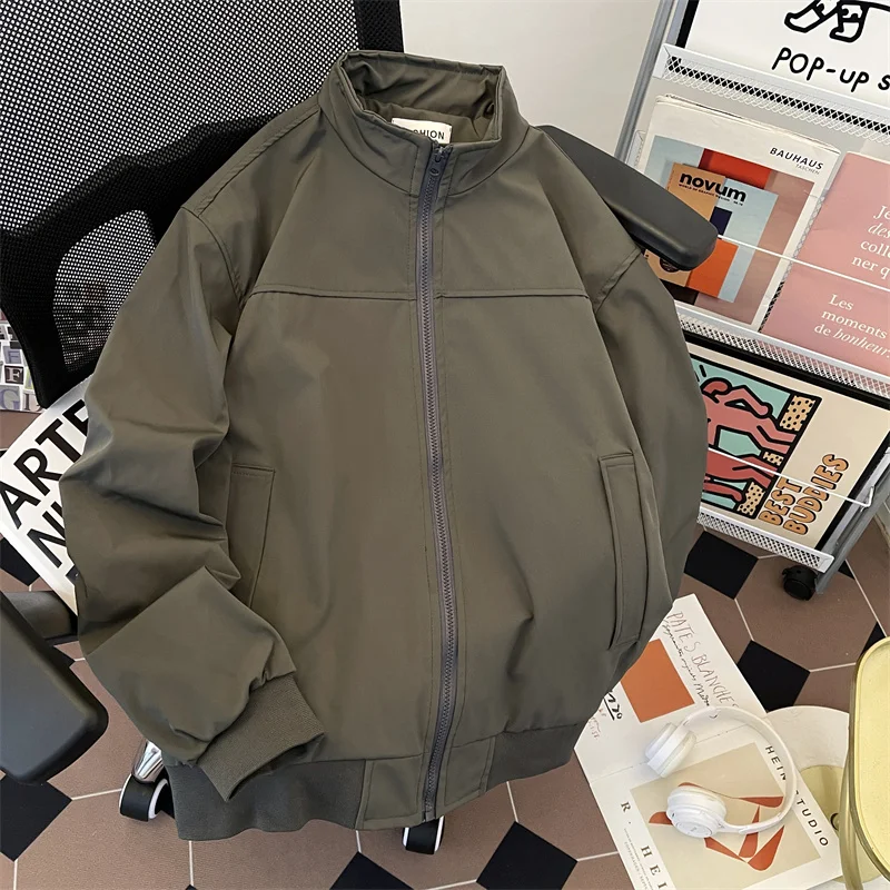 

Мужская демисезонная куртка American Cleanfit Tee-Proof с воротником-стойкой, в стиле ретро, модная, премиум-класса, для мальчиков, ветрозащитная, с защитой от пуха