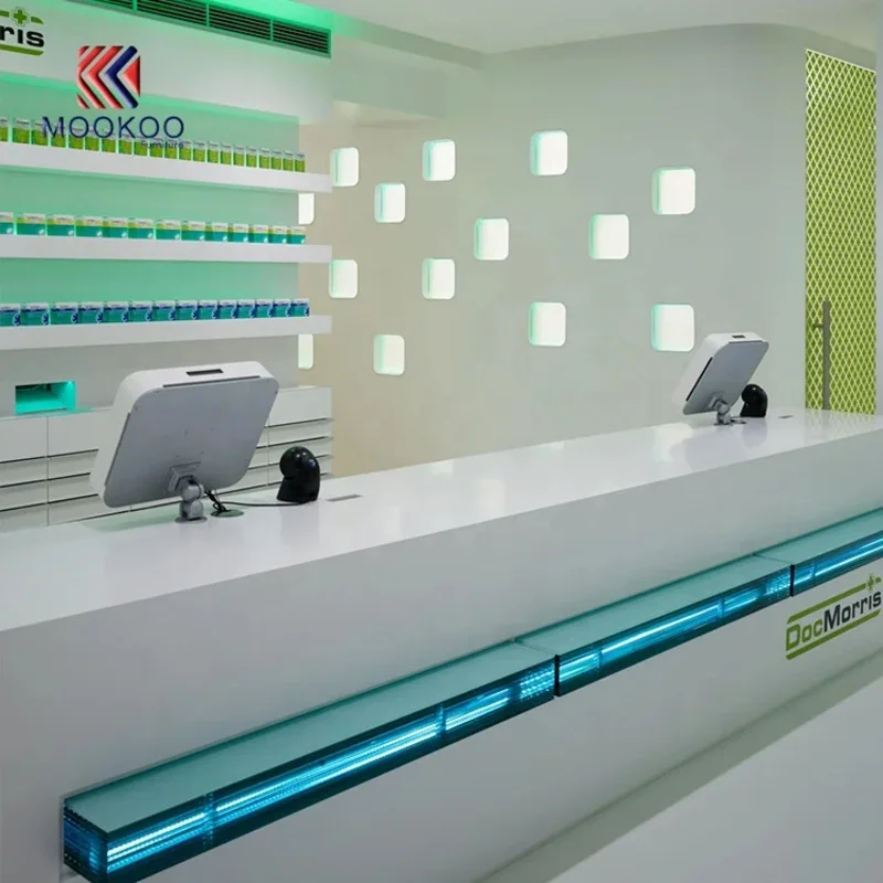 custom.Factory Price Simple Style High Quality Farmacia Shop Decoration Display Furniture