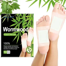 50pc-SOL LORA wormwood foot mask for fatigue relief, beauty maintenance, sleep, and foot care 10 patches/box