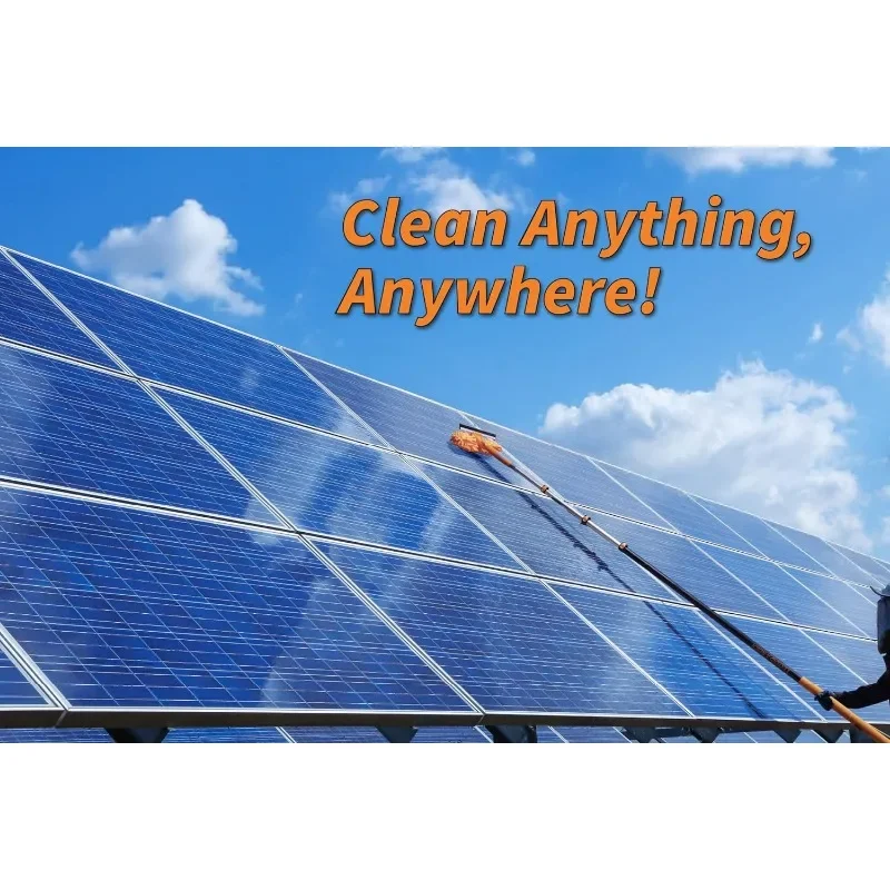 7-30 ft Window Washing Kit (36+ Foot Reach) // Window Cleaning Tool & Window Washer Squeegee