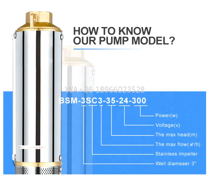 Bewässerung Deep Well Bombas Sumergibles De Agua150M Schraube Solarbetriebenes Tauch-Bohrloch-Wasserpumpensystem für die Landwirtschaft
