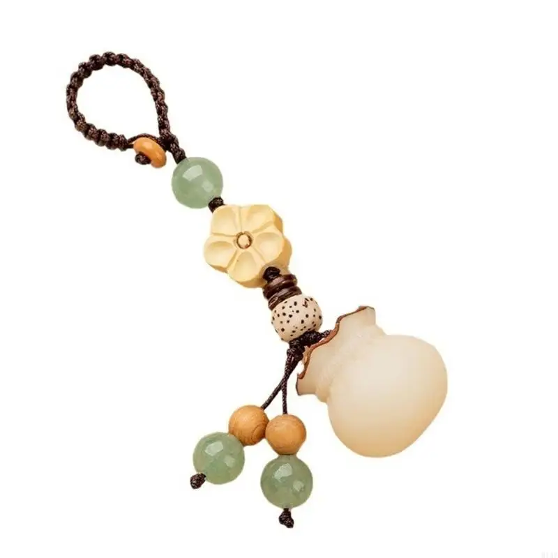 91AF Lucky Couple Ethnic Inspired Resin Phone Chain With Replaceable Charm
