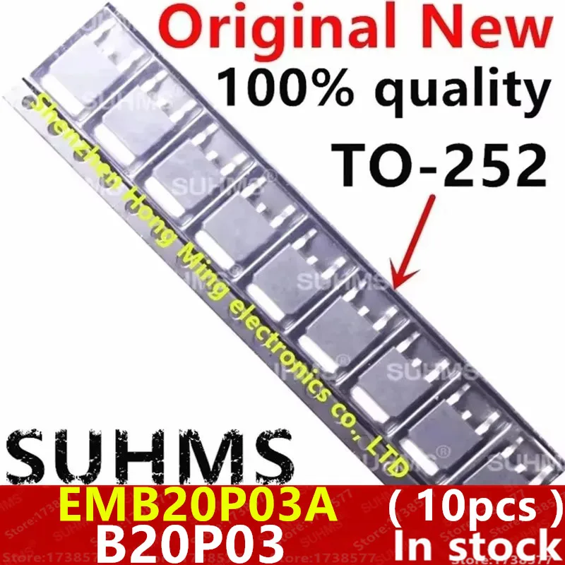 (10piece)100% New EMB20P03A EMB20P03 B20P03 TO-252