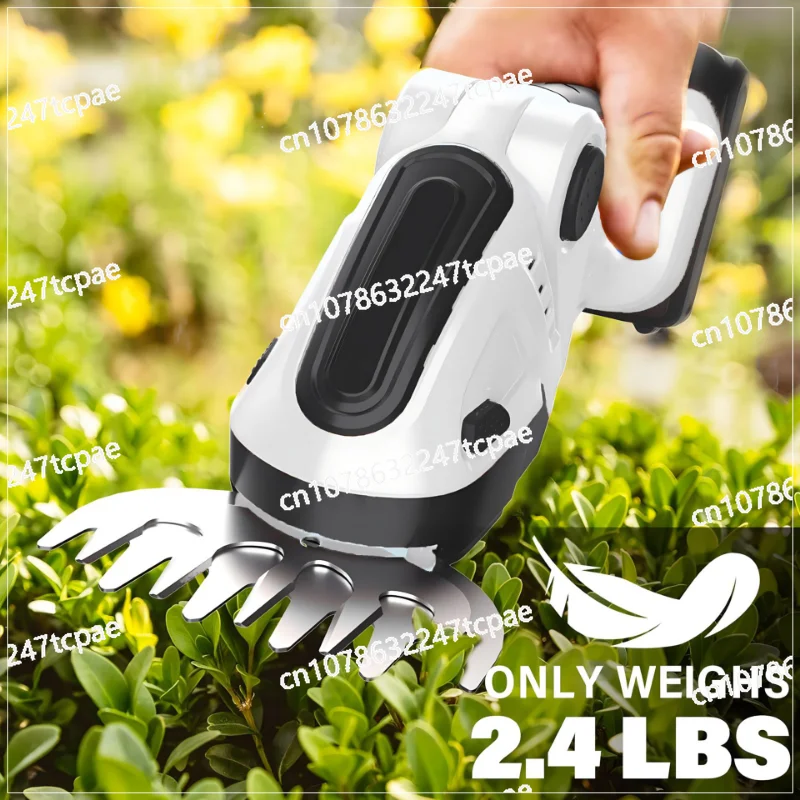 Household lithium battery hedge trimmer hedge trimmer electric garden gardening rechargeable pruning shears tool lawn mower