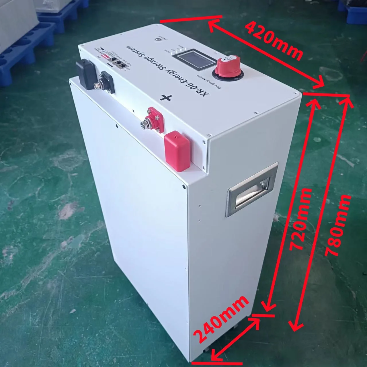 XR06-48V280AH Power Box LiFePO4 Battery Case Solar Home Energy Storage 16S 51.2V DIY Kit For BMS 2.0 EVE CATL 270AH 280 302AH