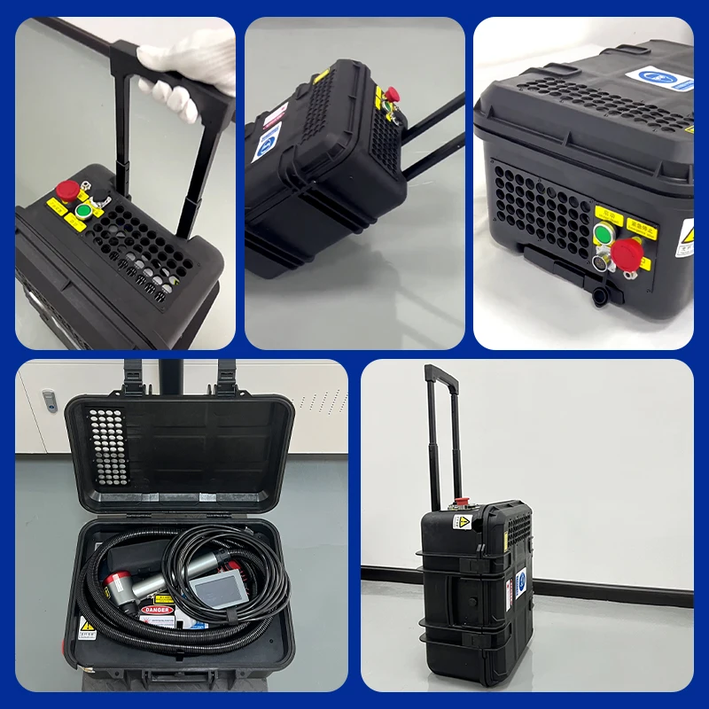 TH-FLC200MX 200 واط JPT متعددة الأوضاع حقيبة نبض آلة التنظيف بالليزر الطلاء النفط الصدأ إزالة طلاء منظف ليزر خفيف الوزن #5