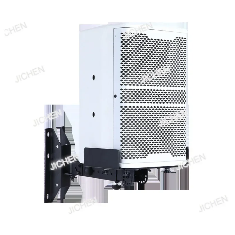 CSJC Wall No Punching Monitor Speaker Shelf Surround Audio Ledge Shelf Bookshelf Box Stand