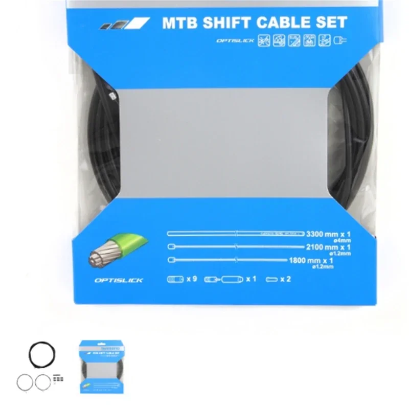 

OPTISLICK MTB Набор тросов переключения передач для горного велосипеда из нержавеющей стали OT-SP41 3300 мм Запчасти для велосипеда