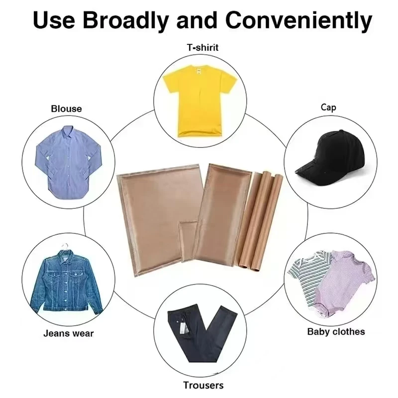 Prensa térmica de protección de impresión, herramienta de prensado en caliente, estera de hierro, almohada de transferencia, cojín reutilizable, suministros de lavandería para el hogar, 4 Uds.