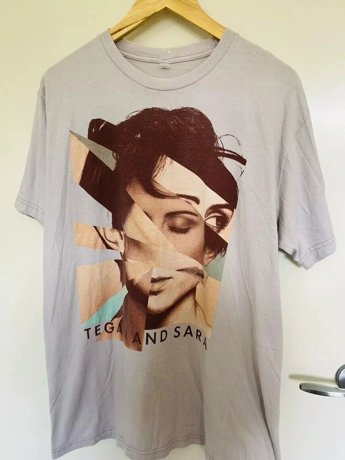 Ретро футболка унисекс из хлопка в стиле ретро с надписью Tegan And Sara