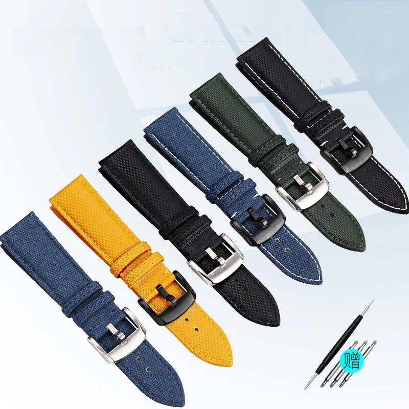 22mm high-quality nylon strap for Breitling Avenger Blackbird mechanical timing B01 super ocean lea-ther bottom watchband