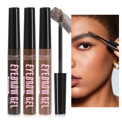 USHAS 3 Color Eyebrow Gel Long Lasting Waterproof Eyebrow Tint Mascara Cream Non-smudge Natural Liquid Eyebrow Makeup