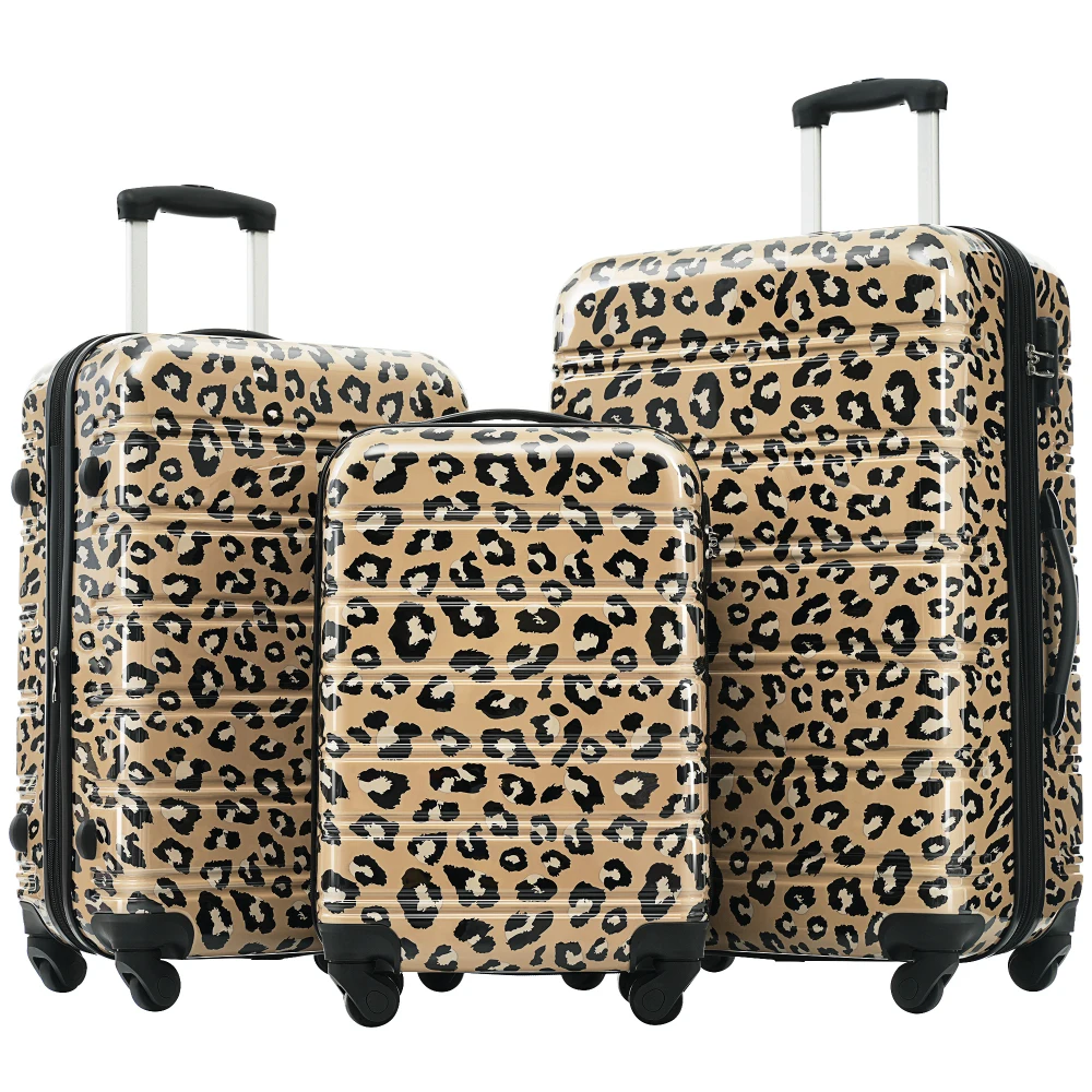 

3pcs Hardshell Luggage Sets Spinner Suitcase with TSA Lock Lightweight-20"+24"+28" Luggages