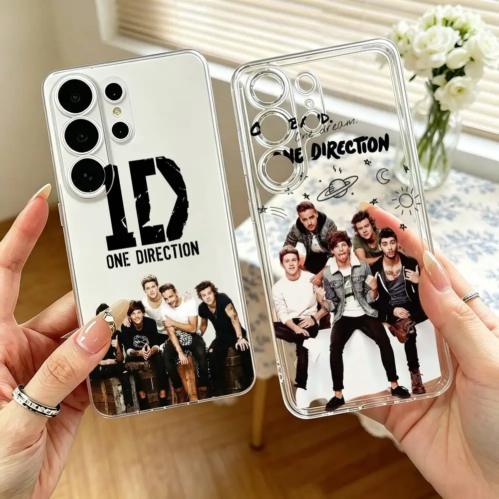 One D-Direction-ES B-Band  Phone Case For Samsung S25,S24,S21,S22,S23,S30,Ultra,S20,Plus,Fe,Note,10,9,5G Transparent Cover