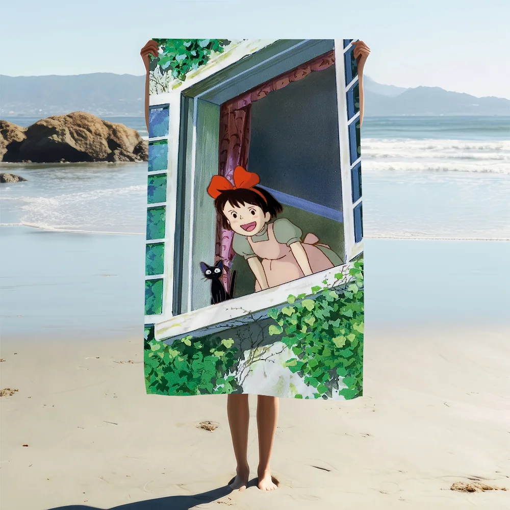 

Towel K-Kikis Beach Quick Dry Anime Soft Service Pool Towels Gift S for Travel Gym Shower D-Delivery Camping sports