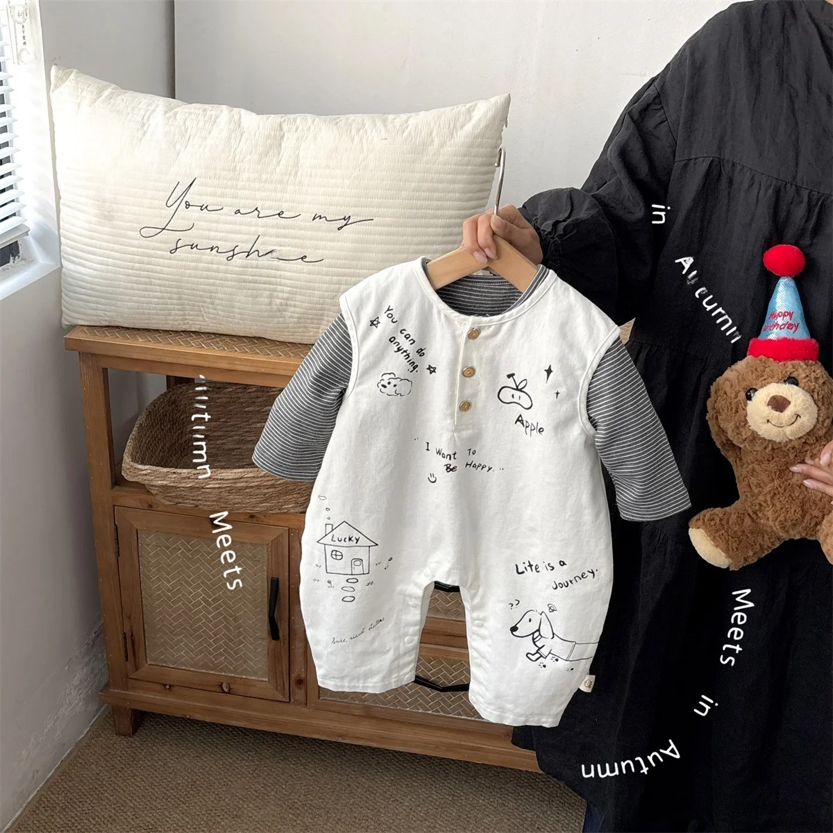 

Вязаный жилет и штаны в полоску для маленьких мальчиков, комплект из двух предметов, Новое осеннее поступление, хлопковая одежда с длинным узлом све, дизайнерская одежда для младенцев