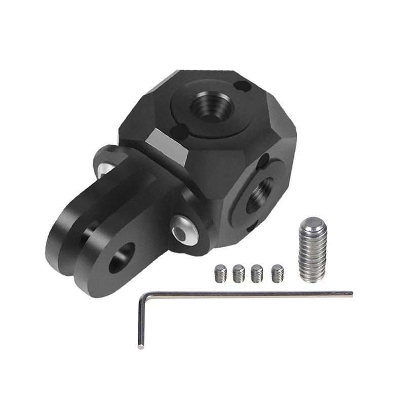 Vielseitiger Mini-Magic-Cube-Adapter mit Schraubenloch ARRI 1/4 3/8' für GoPro 13 Insta360 X4 Osmo Blitzlicht Stativhalterung – Detail 17