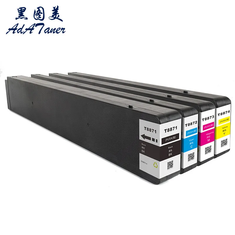 T887 T8871 T8872 T8873 T8874 Premium Compatible Inkjet Ink Cartridge for Epson WorkForce Enterprise WF-C17590 WF-C17590a Printer