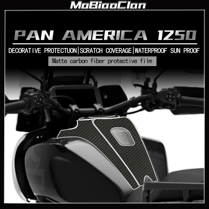 

For Harley-Davidson Pan American 1250ADV Motorcycle 3D Carbon Fiber Protective Sticker Body Film Anti-wear Modification Accessor