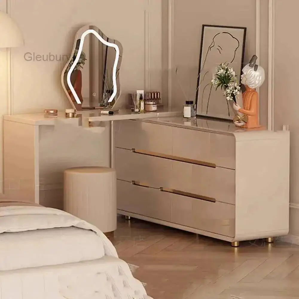 Muebles de Almacenamiento para Habitaciones: Armarios Clásicos, Cajoneras de Exhibición, Armarios Modernos y Estéticos para Sala de Estar, Vitrinas Nórdicas de Lujo