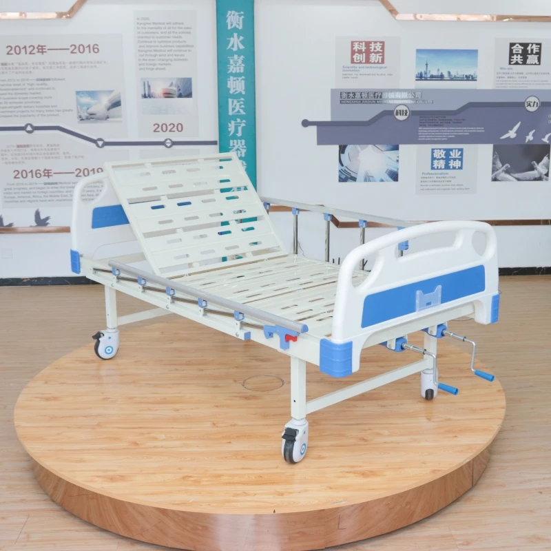 cheap price medical manual bed 2 Crank hospital patient care bed manual hospital bed